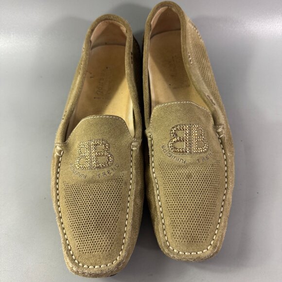 Baldinini Trend Suede Leather Loafers, Men\'s Size 37.5 main image 8